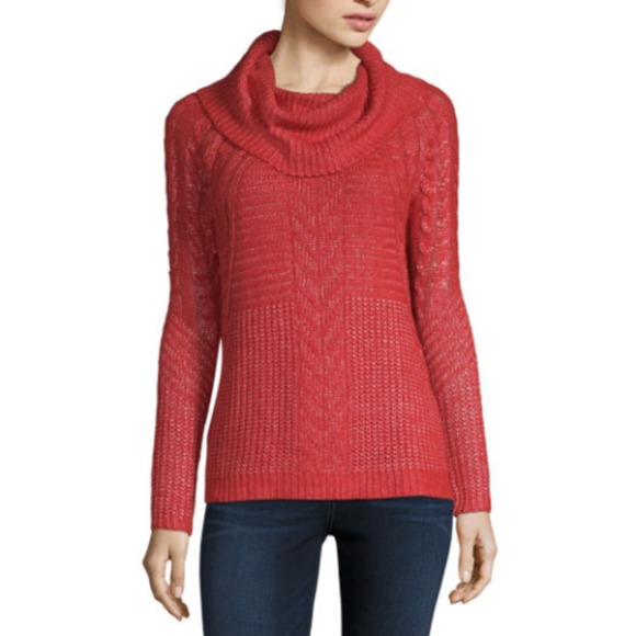 Liz Claiborne Sweaters - NWT Liz Claiborne Women's Medium Red Sweater